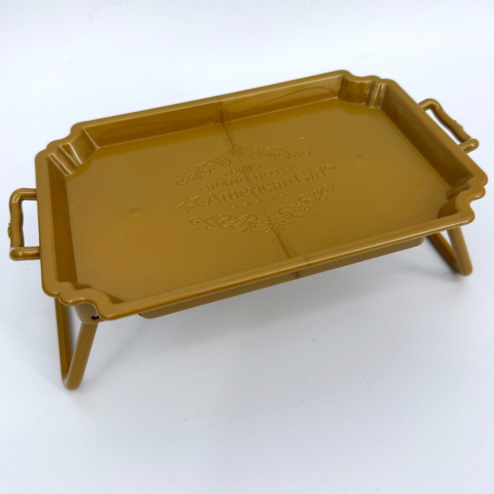 American Girl 2017 Grand Hotel Room Gold Service Tray